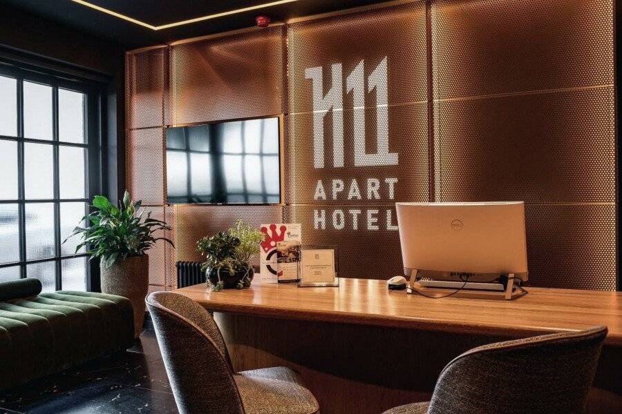 H11 Aparthotel lobby,front desk