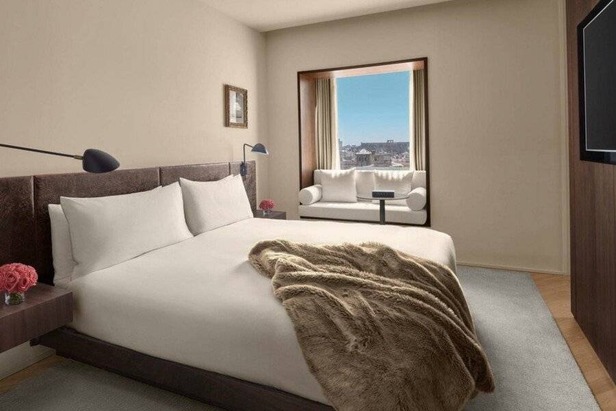 The Barcelona EDITION hotel bedroom,ocean view