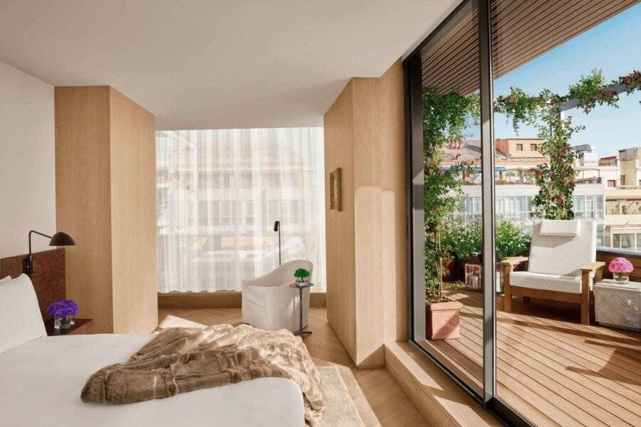 The Barcelona EDITION hotel bedroom,balcony,ocean view