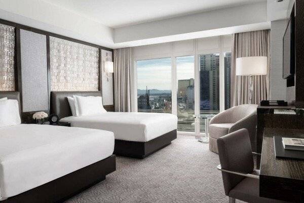 Double Room with Two Double Beds and Vegas Strip View