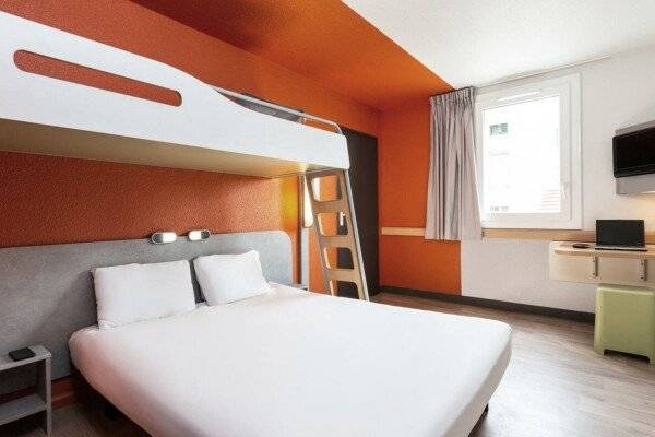 Triple Room with One Double Bed and One Bunk Bed