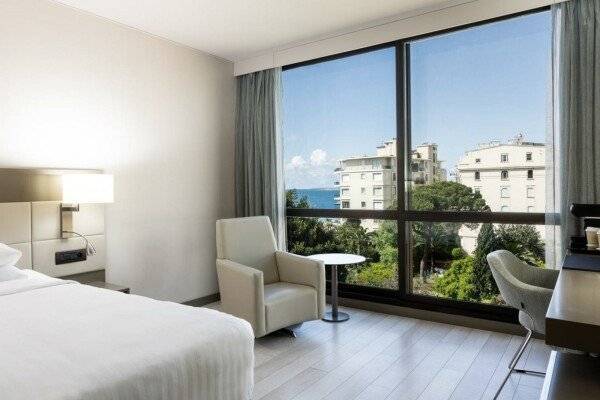 Deluxe King Room with Partial Sea View