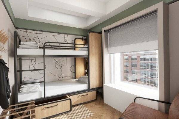 6-Bed Mixed Dormitory Room