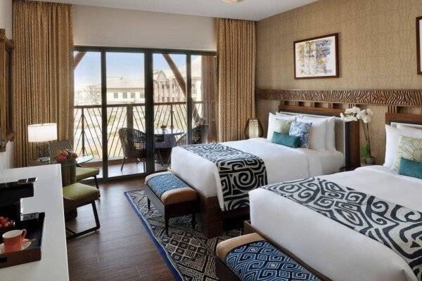 Room with Theme Park Access, Guest room, 2 Double, Resort view (Complimentary Beach Access to Sheraton JBR and Shuttle to MOE & Dubai Mall)