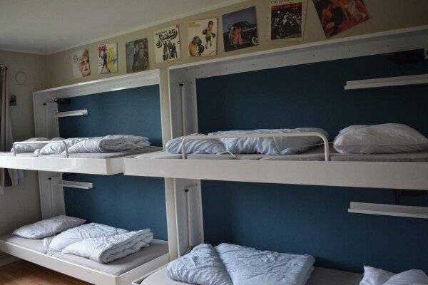 Bed in 6-Bed Male Dormitory Room